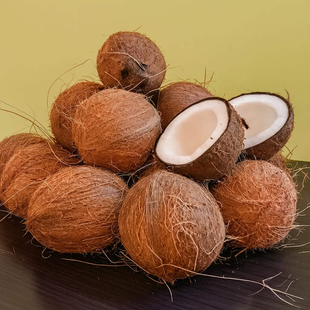 Semi-Husked Coconut